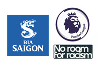 Premier League Badge&no room for racism&Bia SaiGon